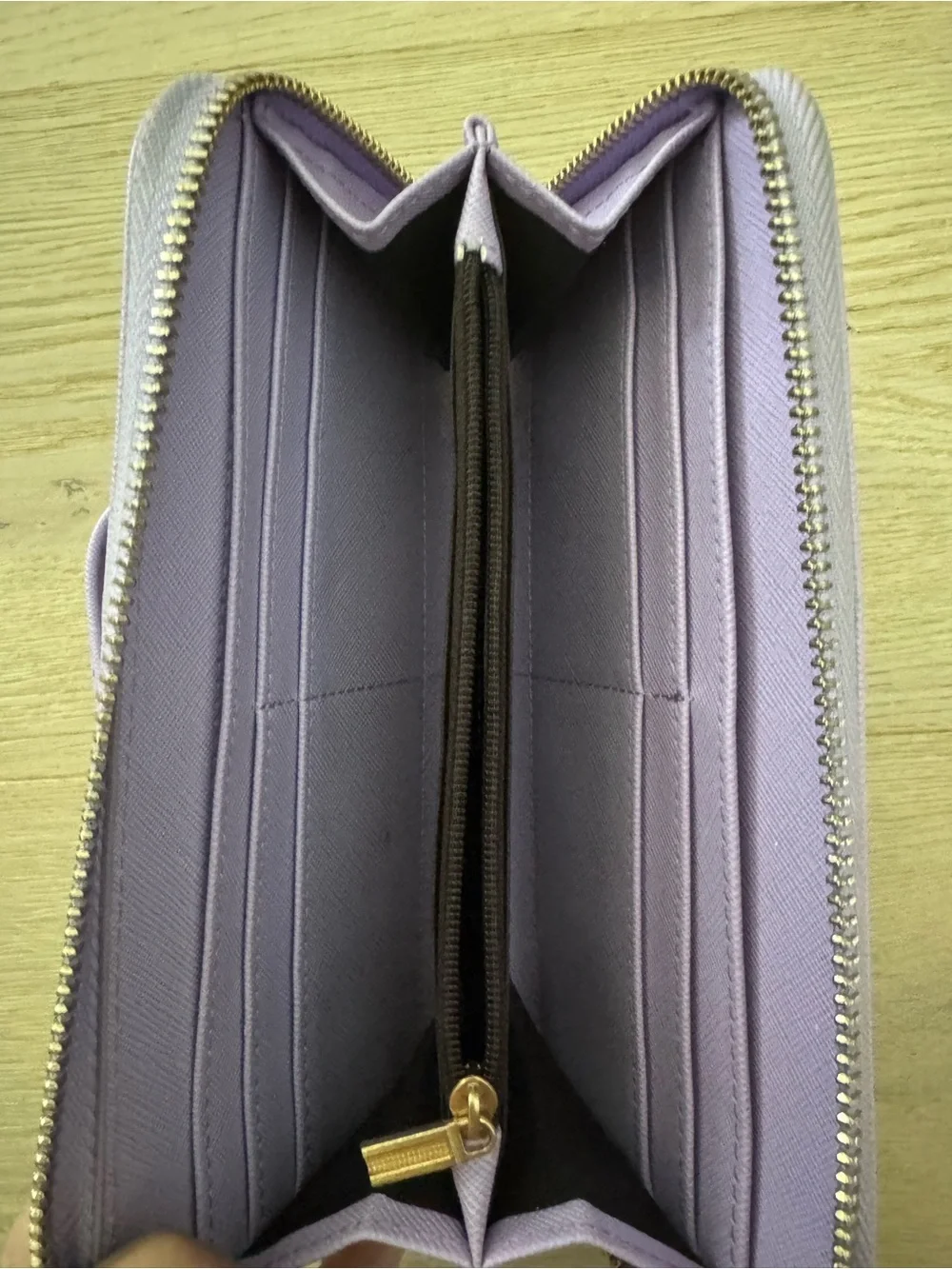 Lilac Zip-Around Wristlet Wallet - Women Bags